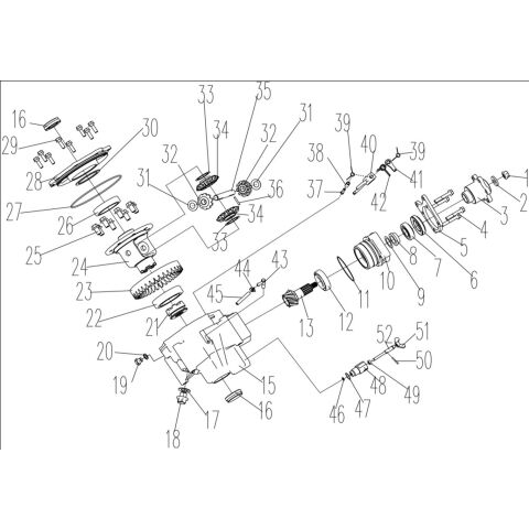 REAR GEAR-BOX（EURO 4）（MECHANISTIC）