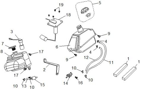 Fuel Tank、Oil Tank