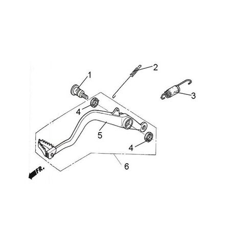 PEDAL, BRAKE