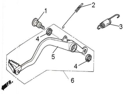 PEDAL,BRAKE（EURO 4）
