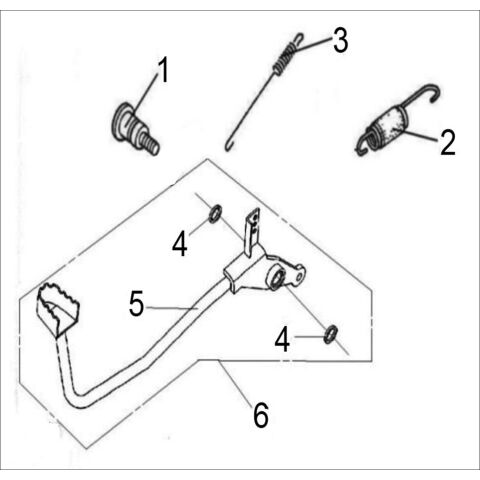 PEDAL, BRAKE