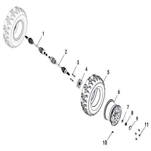 Wheel Rear