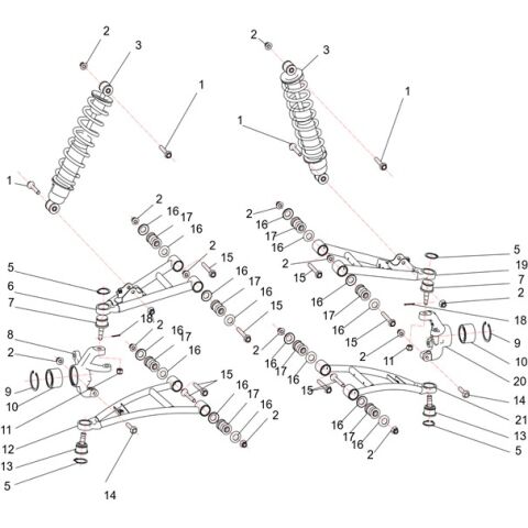 Front suspension system