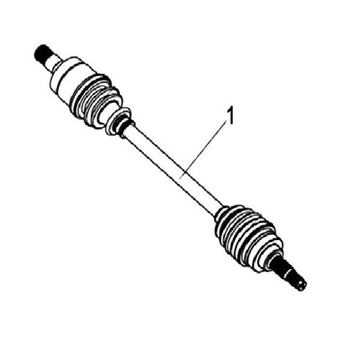 REAR LEFT DRIVE AXLE (XL)