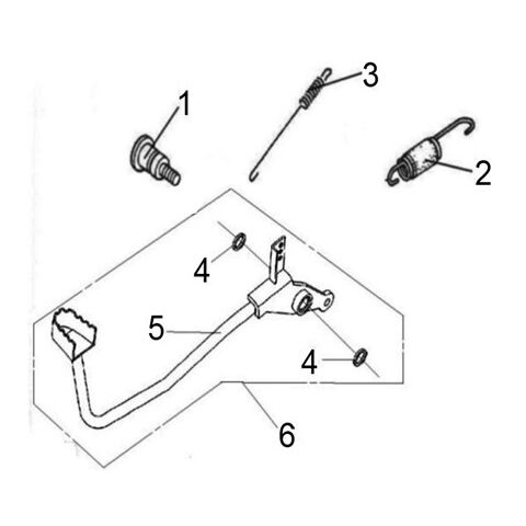 PEDAL, BRAKE