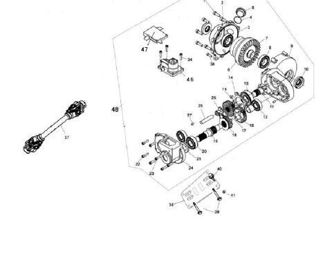 FRONT GEAR-BOX（FOR 4WD）