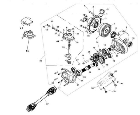 FRONT GEAR-BOX （FOR 4WD）