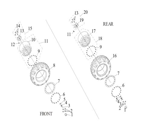 BEADLOCK RIM 30 INCH.