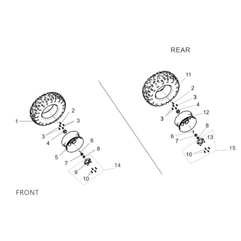WHEEL COMBINATION (EU 29 INCH ORDINARY)