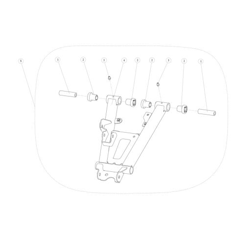 LOWER WELD ARM （RL）
