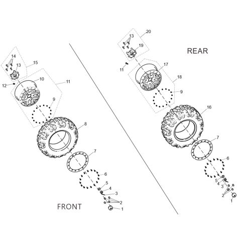 Beadlock Ring with aluminum rim-European standard