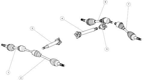 AROUND HALF SHAFT(SHORT VERSION)