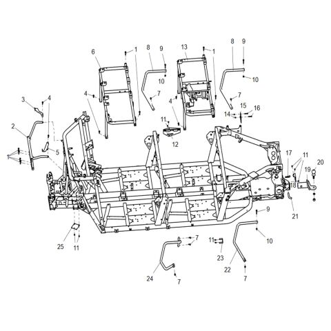 Metal structural parts