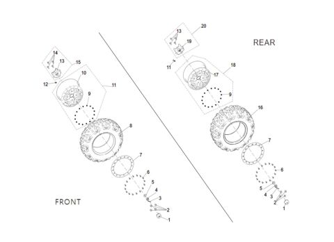 BEADLOCK RIM EU 27 Inch