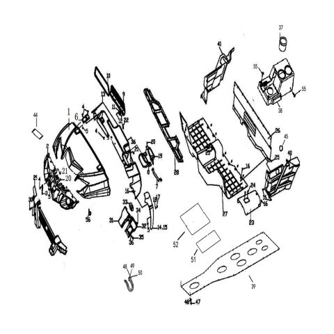 FENDER  (OLD FACE FOR DOUBLE SEATS AND LONG BENCH SEAT)