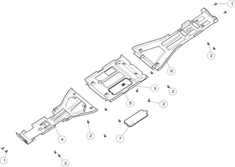 BOTTOM PLASTIC PARTS SHORT