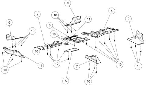 EXTERNAL PLASTIC PARTS(BOTTOM)