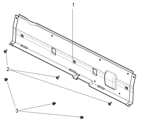 SEAT LOWER REAR GUARD