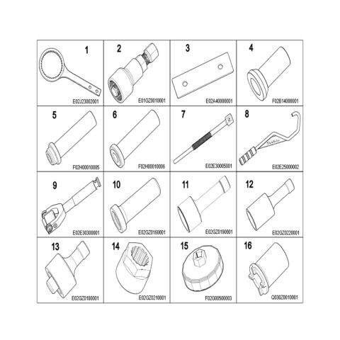 Tools for reparing HZ CVT