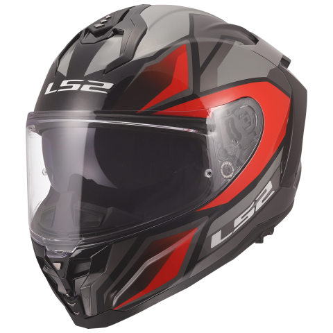 LS2 FF817 CHALLENGER II VIPER GREY RED