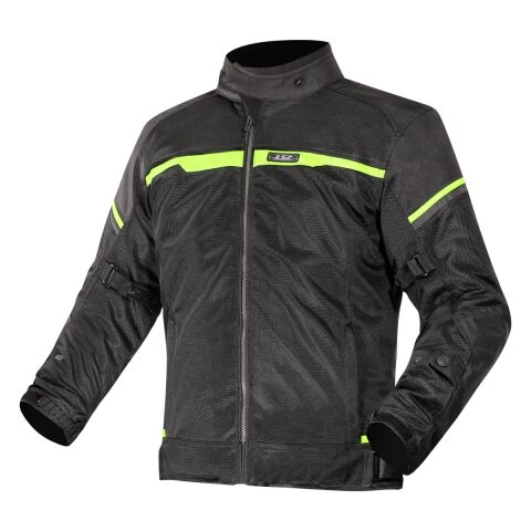 LS2 RIVA MAN JACKET BLACK NEON YELLOW