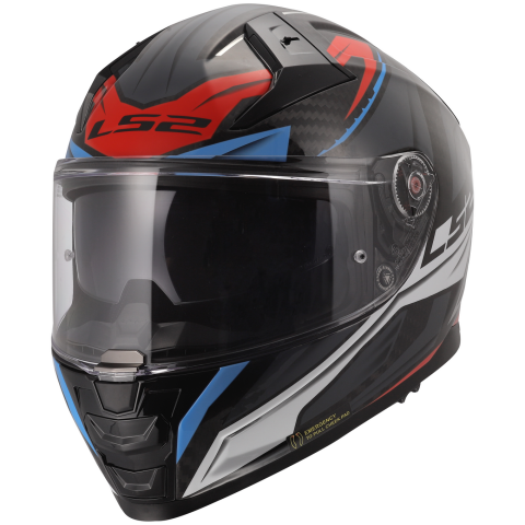 LS2 FF811 VECTOR II C SAVAGE WHITE BLUE RED-06