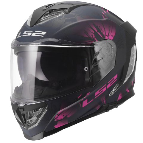 LS2 FF818 STORM III BURST BLACK PINK