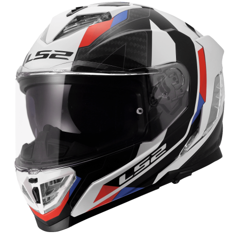 LS2 FF818 STORM III SPORTY WHITE BLUE RED
