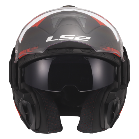 LS2 FF901 ADVANT X NOVA BLACK RED-06 3XL