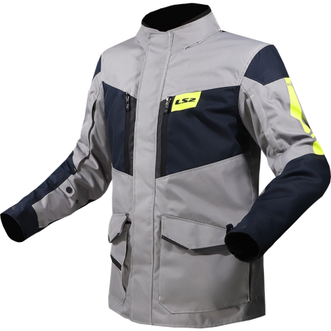 LS2 METROPOLIS EVO MAN JACKET TITANIUM YELLOW