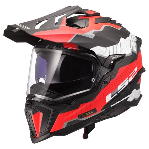 LS2 MX701 EXPLORER C TRICK WHITE RED-06