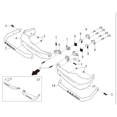 HANDLEGUARD PROTECTOR AT10 (OLD TYPE)