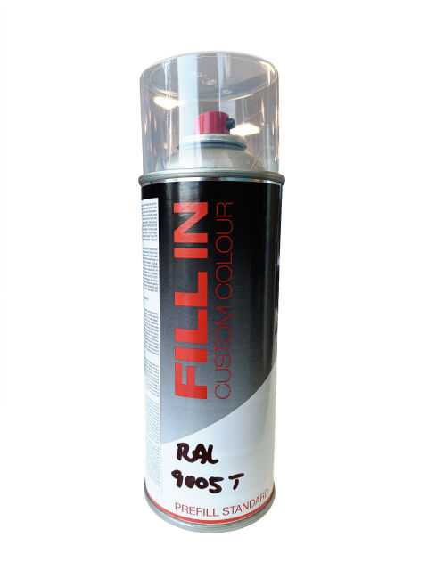 Color spray black 9005T