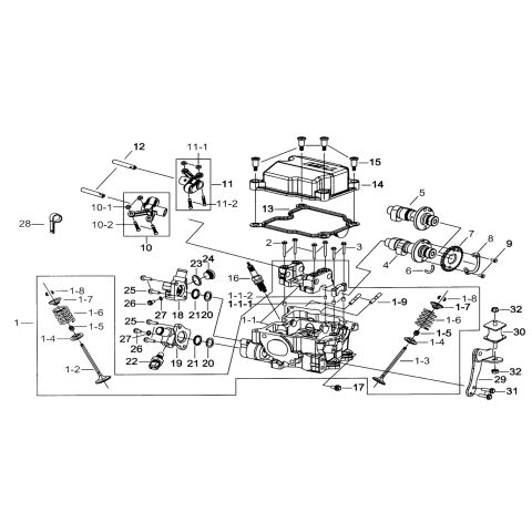 HEAD ASSY, CYLINDER(1)