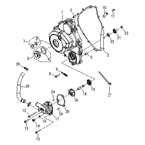 Cover, Crankcase