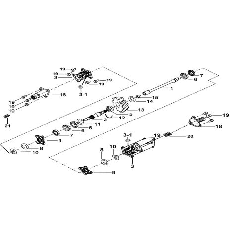 TRANSMISSION SYSTEM ASSY.