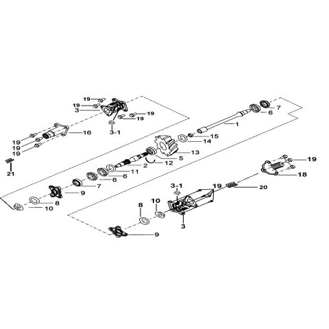 TRANSMISSION SYSTEM ASSY.