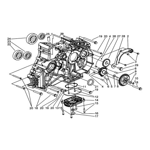 R CRANK CASE