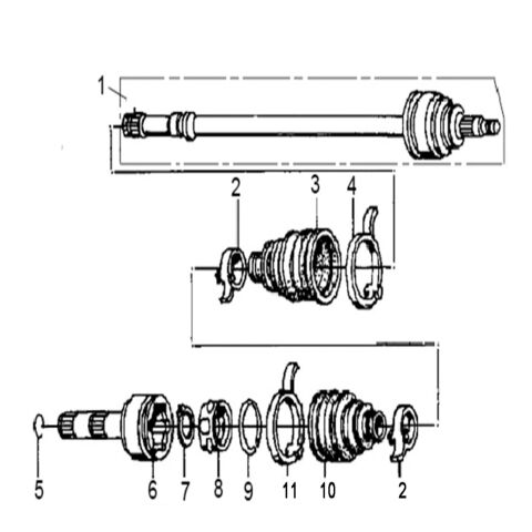 SHAFT HALF B (TWO SPLIEN) Ver.24
