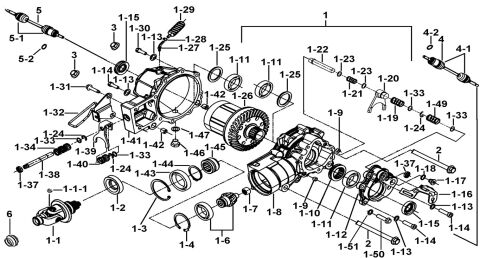 FRONT DIFFERENTIAL ASSY.(LOCK)