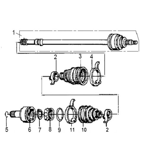 SHAFT HALF A (ONE SPLIEN) Ver.24
