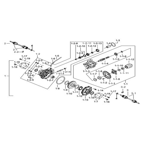 REAR DIFFERENTIAL ASSY.