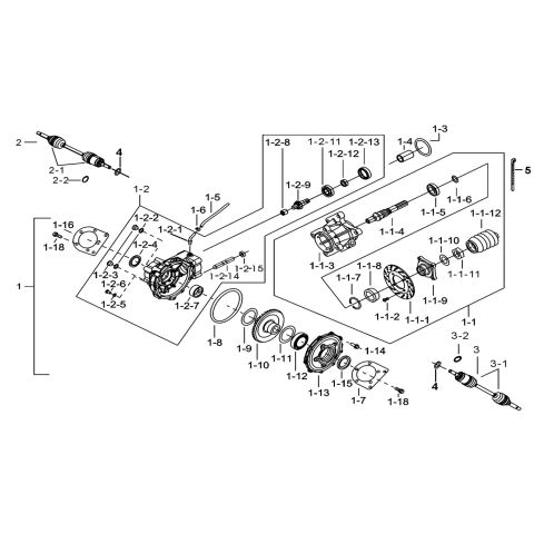 REAR DIFFERENTIAL ASSY.
