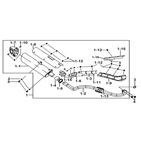 MUFFLER ASSY.(STRAIGHT)