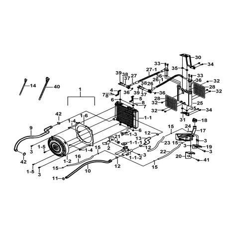 RADIATOR ASSY.、COOLING FAN