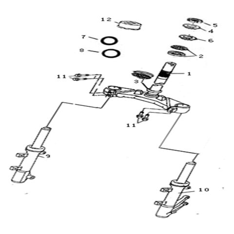 FRONT FORK FOR DISK BRAKE