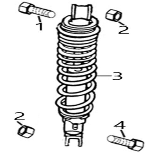 SHOCK ABSORBER REAR (T3 EFI)