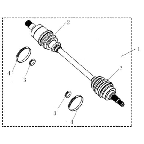 FRONT RIGHT DRIVE AXLE