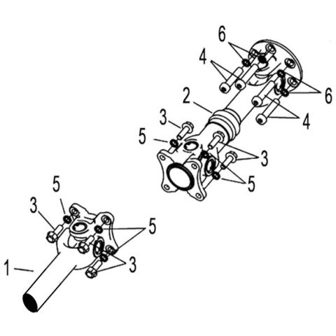FRONT & REAR KNUCKLE ASSY