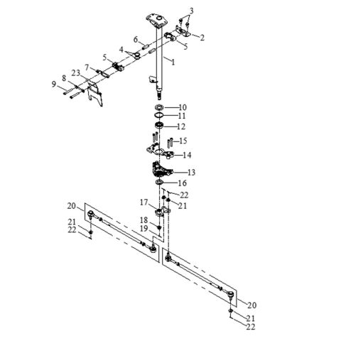 STEERING, SHAFT, LINK
